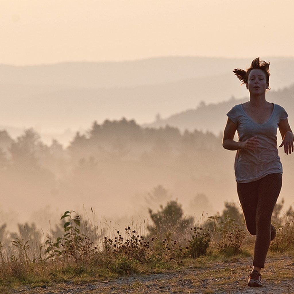 woman running