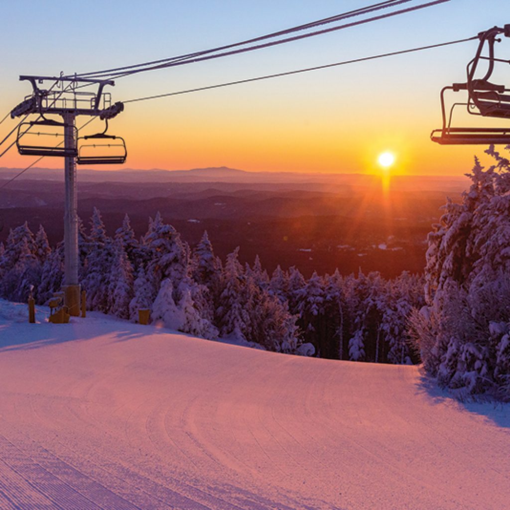 sunrise at stratton mountain